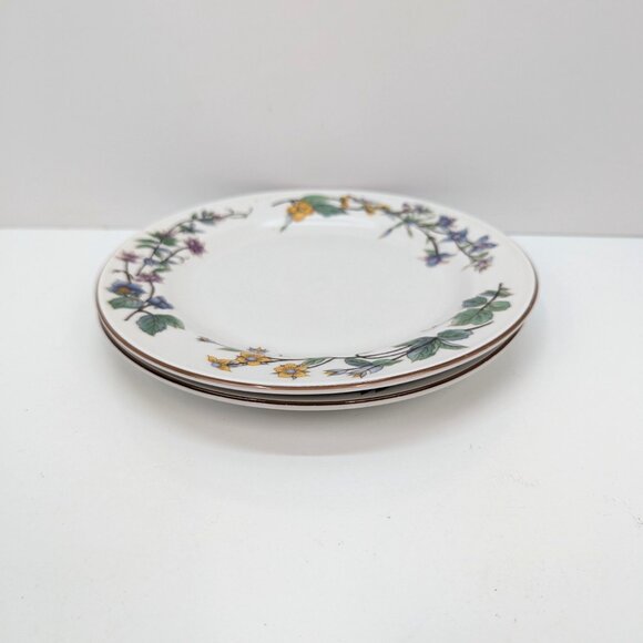 Vintage Woodhill by Citation 7 5/8" Floral Salad Plate Replacement Lot of 2 - Picture 7 of 8
